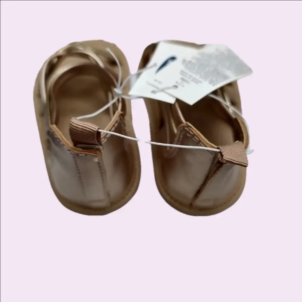 OLD Navy Girls Gold Strappy Flats/Sandals